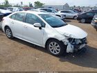 2022 Toyota Corolla Le White vin: 5YFEPMAEXNP375796