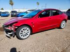 2022 Tesla Model 3 Red vin: 5YJ3E1EA1NF303934