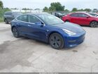 2020 Tesla Model 3 Standard Range Plus Rear-wheel Drive/standard Range Rear-wheel Drive Blue vin: 5YJ3E1EA2LF805638