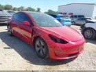 2021 Tesla Model 3 Standard Range Plus Rear-wheel Drive Red vin: 5YJ3E1EA2MF090412