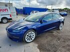 2022 Tesla Model 3 Blue vin: 5YJ3E1EA2NF289901