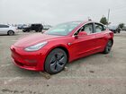 2020 Tesla Model 3 Red vin: 5YJ3E1EA3LF746017