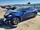 2021 Tesla Model 3 Синий vin: 5YJ3E1EA3MF919536