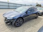 2023 Tesla Model 3 Blue vin: 5YJ3E1EA7PF503350
