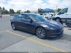 2024 Tesla Model 3 Long Range Dual Motor All-wheel Drive/rear-wheel Drive Gray vin: 5YJ3E1EA7RF721386