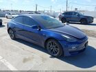 2021 Tesla Model 3 Standard Range Plus Rear-wheel Drive Blue vin: 5YJ3E1EA9MF013598