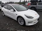 2021 Tesla Model 3 Standard Range Plus Rear-wheel Drive White vin: 5YJ3E1EA9MF088592
