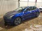 2019 Tesla Model 3 Blue vin: 5YJ3E1EB0KF437340