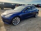 2018 Tesla Model 3 Blue vin: 5YJ3E1EB2JF106340