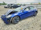 2020 Tesla Model 3 Blue vin: 5YJ3E1EB2LF668466