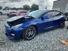 2021 Tesla Model 3 Blue vin: 5YJ3E1EB2MF032678