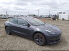 2022 Tesla Model 3 Long Range Dual Motor All-wheel Drive Gray vin: 5YJ3E1EB2NF174420