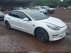 2021 Tesla Model 3 Long Range Dual Motor All-wheel Drive White vin: 5YJ3E1EB3MF852896