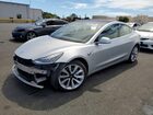 2018 Tesla Model 3 Silver vin: 5YJ3E1EB4JF091193