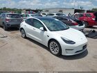 2022 Tesla Model 3 Long Range Dual Motor All-wheel Drive White vin: 5YJ3E1EB4NF269044