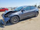 2022 Tesla Model 3 Gray vin: 5YJ3E1EB4NF275975