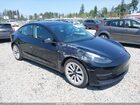 2022 Tesla Model 3 Long Range Dual Motor All-wheel Drive Black vin: 5YJ3E1EB5NF290193