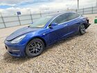2018 Tesla Model 3 Blue vin: 5YJ3E1EB6JF100928