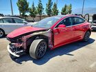 2020 Tesla Model 3 Red vin: 5YJ3E1EB6LF635809