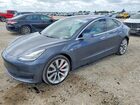 2018 Tesla Model 3 Gray vin: 5YJ3E1EB7JF055143