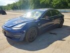 2018 Tesla Model 3 Blue vin: 5YJ3E1EB7JF064358