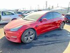 2021 Tesla Model 3 Red vin: 5YJ3E1EB7MF875470