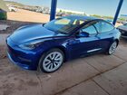 2022 Tesla Model 3 Blue vin: 5YJ3E1EB7NF133006
