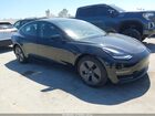 2022 Tesla Model 3 Long Range Dual Motor All-wheel Drive Black vin: 5YJ3E1EB7NF180648