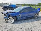 2022 Tesla Model 3 Blue vin: 5YJ3E1EB8NF192632