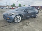 2022 Tesla Model 3 Gray vin: 5YJ3E1EB8NF354985