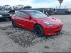 2022 Tesla Model 3 Long Range Dual Motor All-wheel Drive Red vin: 5YJ3E1EB9NF130656