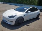 2022 Tesla Model 3 White vin: 5YJ3E1EC1NF346722