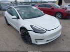 2021 Tesla Model 3 Performance Dual Motor All-wheel Drive White vin: 5YJ3E1EC4MF049491