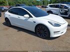 2022 Tesla Model 3 Performance Dual Motor All-wheel Drive White vin: 5YJ3E1EC5NF359120