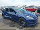 2023 Tesla Model 3 Performance Dual Motor All-wheel Drive Blue vin: 5YJ3E1EC5PF594331
