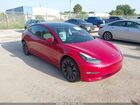 2021 Tesla Model 3 Performance Dual Motor All-wheel Drive Red vin: 5YJ3E1EC8MF044035