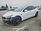 2021 Tesla Model 3 White vin: 5YJ3E1EC9MF077884