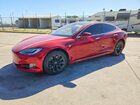 2018 Tesla Model S Red vin: 5YJSA1E21JF278575