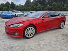 2016 Tesla Model S Red vin: 5YJSA1E26GF160840