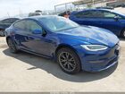 2021 Tesla Model S Long Range Dual Motor All-wheel Drive Blue vin: 5YJSA1E53MF428149