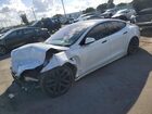 2021 Tesla Model S White vin: 5YJSA1E60MF437237