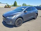 2016 Tesla Model X Gray vin: 5YJXCBE24GF005502