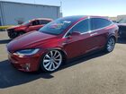 2016 Tesla Model X Red vin: 5YJXCBE46GFS00289
