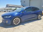 2016 Tesla Model X Blue vin: 5YJXCBE4XGF006994