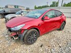 2021 Tesla Model Y Burgundy vin: 5YJYGAEE7MF173904