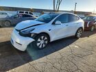 2021 Tesla Model Y White vin: 5YJYGDEE0MF271027