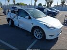 2021 Tesla Model Y Long Range Dual Motor All-wheel Drive Белый vin: 5YJYGDEE0MF299023