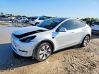 2021 Tesla Model Y Белый vin: 5YJYGDEE1MF086002