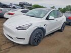 2021 Tesla Model Y White vin: 5YJYGDEE4MF121051