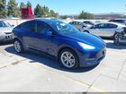 2020 Tesla Model Y Long Range Dual Motor All-wheel Drive Blue vin: 5YJYGDEE5LF015156